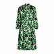 Persona by Marina Rinaldi Printed Twill Dress Green