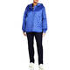 Persona By Marina Rinaldi Honeycomb Quilted Coat Bluette 