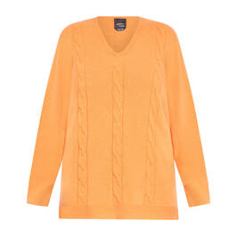 Persona by Marina Rinaldi Sweater Apricot - Plus Size Collection