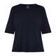 Persona By Marina Rinaldi Fine Knit Sweater Navy 