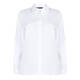 MARINA RINALDI COTTON POPLIN SHIRT WITH DIAMANTE BUTTONS