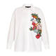 Marina Rinaldi Floral Applique Shirt 