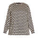 Marina Rinaldi Satin Geometric Shirt Black