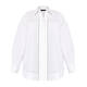 Marina Rinaldi Cotton Poplin Shirt With Open Work