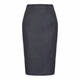 MARINA RINALDI SILK BLEND BLUE mélange PENCIL SKIRT