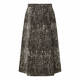 MARINA RINALDI CROCODILE PRINT TAFFETA SKIRT