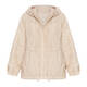 Marina Rinaldi Reversible Soft Textured Jacket Beige