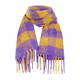 Marina Rinaldi Wool Blend Scarf Violet and Sage