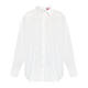 Marina Rinaldi Oversized Cotton Poplin Shirt White 