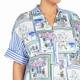 MARINA RINALDI PRINTED SHIRT 100% COTTON