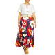 Marina Rinaldi Long Printed Muslin Skirt 
