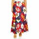 Marina Rinaldi Long Printed Muslin Skirt 