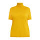 Marina Rinaldi Knitted Polo Neck Sweater Ochre