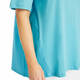 Marina Rinaldi Jersey and Poplin T-Shirt Turquoise