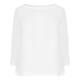 MARINA RINALDI SCOOP NECK TOP WHITE 