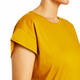 Marina Rinaldi Pure Cotton Long Sleeve T-Shirt Ochre 