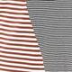 MARINA RINALDI STRETCH JERSEY STRIPE TOP