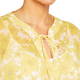Marina Rinaldi Floral Georgette Tunic Yellow