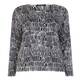 Marina Rinaldi light weight wool print sweater
