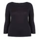 MARINA RINALDI BLACK JERSEY TOP