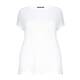 MARINA RINALDI knit linen T-SHIRT with studs