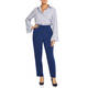 Marina Rinaldi Straight Leg Trouser Bluette