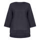 MARINA RINALDI LINEN TUNIC BLACK