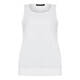 MARINA RINALDI LINEN VEST WHITE