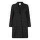 MARINA RINALDI FLUID CHECK VIRGIN WOOL DUSTER COAT