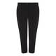 MARINA RINALDI VOYAGE WOOL BLEND ANKLE GRAZER TROUSER BLACK