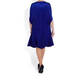 MASHIAH SATIN PLISSE TWISTED HEM DRESS