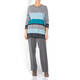 ELENA MIRO WOOL SWEATER WITH LUREX