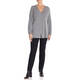 ELENA MIRO STRETCH JERSEY TOP GREY