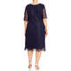 ELENA MIRO LACE DRESS NAVY