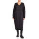 ELENA MIRO KNITTED DRESS ANTHRACITE