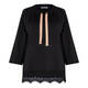 ELENA MIRO KNITTED TUNIC BLACK