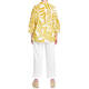 ELENA MIRO PURE COTTON SHIRT YELLOW 
