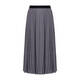 Elena Miro PLEATED MAXI SKIRT GREY