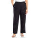 ELENA MIRO FLAX TROUSERS BLACK