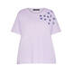 ELENA MIRO SEQUIN EMBELLISHED T-SHIRT WISTERIA