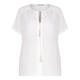 ELENA MIRO TASSEL TIE TOP WHITE