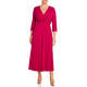 ELENA MIRO STRETCH JERSEY DRESS ROSE