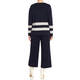 ELENA MIRO STRIPE SWEATER NAVY