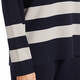 ELENA MIRO STRIPE SWEATER NAVY