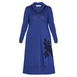 PIERO MORETTI WOOL DRESS BLUETTE - Plus Size Collection