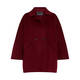 MARINA RINALDI DOUBLE FACE COAT BORDEAUX