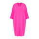 MARINA RINALDI TRIACETATE SHIFT DRESS FUCHIA