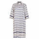 MARINA RINALDI ABSTRACT PRINT SHIRT DRESS SATIN