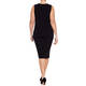 MARINA RINALDI SEQUIN DRESS BLACK