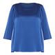 MARINA RINALDI SATIN TOP COBALT